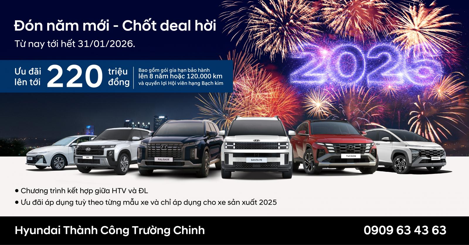 [KMBH] HYUNDAI THÀNH CÔNG TRƯỜNG CHINH TRIỂN KHAI CHƯƠNG TRÌNH ƯU ĐÃI 