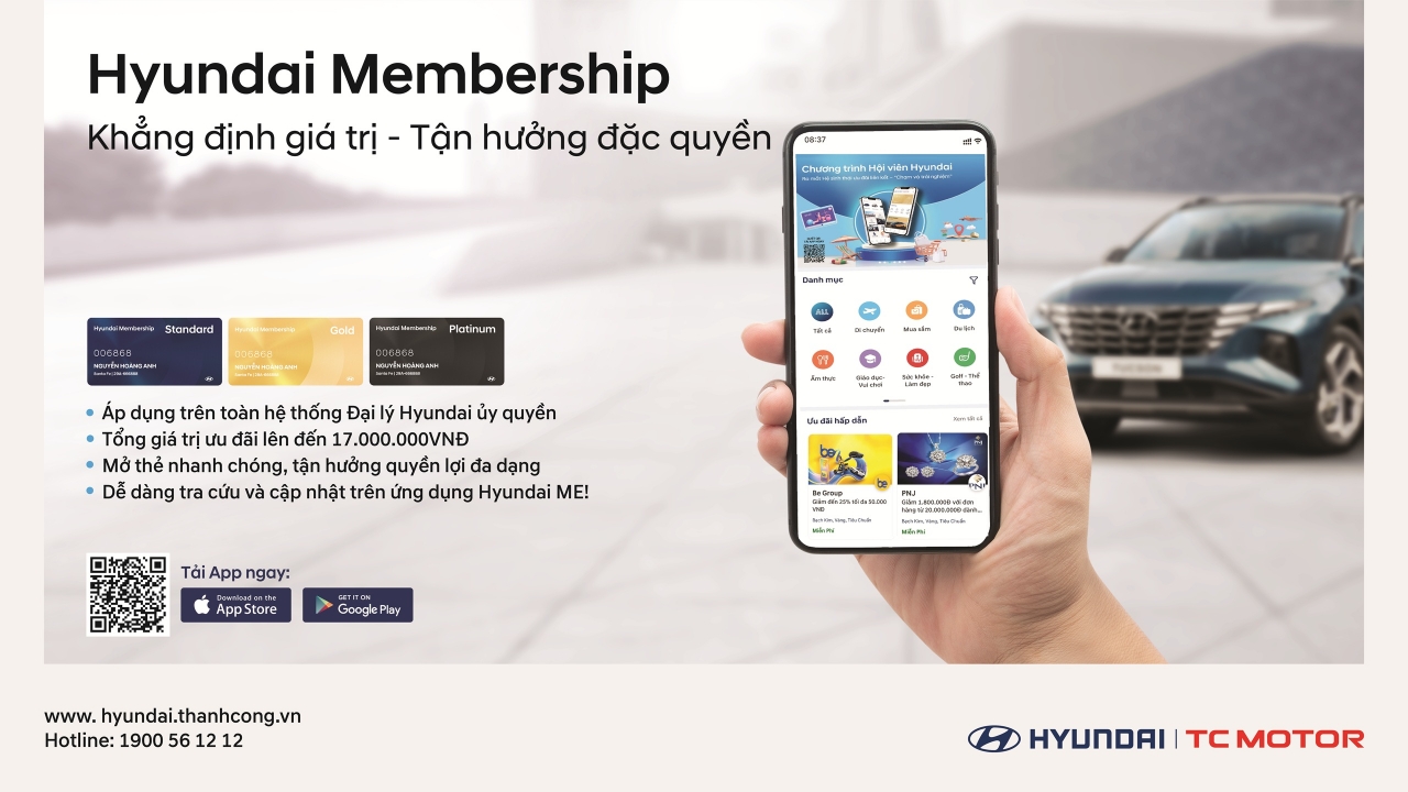 Hyundai Membership 2026 - Đổi mới trải nghiệm, nâng tầm đặc quyền